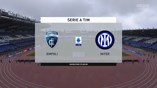 FIFA 22 EMPOLI VS INTER MILAN SERIE A PREDICTION