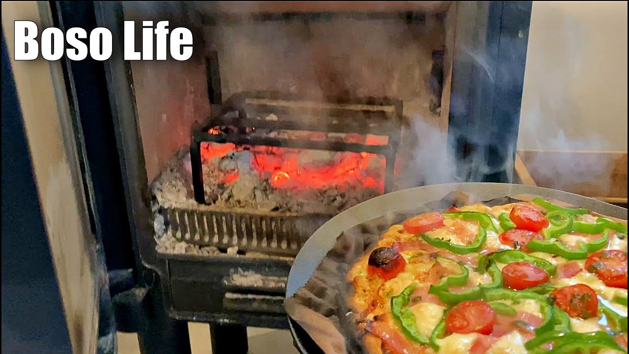 【薪ストーブのある暮らし】ストーブ料理で満腹な一日！ | ピザ・おしるこ・さば大根 薪ストーブをフル活用♪ | 鍋のシーズニング | 二拠点生活 | 週末移住