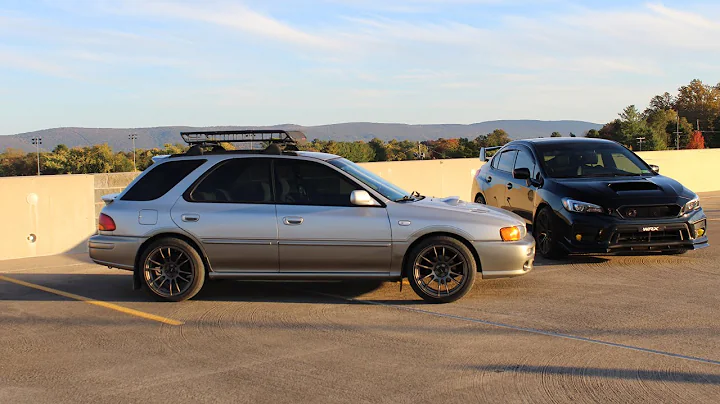 2000 Subaru Impreza GF4 Wagon & 2021 WRX Cruising in the Mountains! (Almost Blew Up!) #subaru #gf4