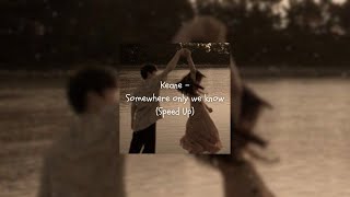 Keane - Somewhere only we know (Speed Up version) // tiktok version