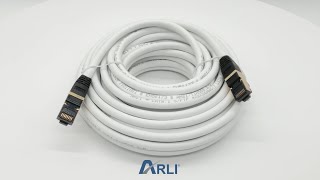 ARLI 10 m RJ45 Patchkabel CAT 8.1 S/FTP Netzwerkkabel Halogenfrei