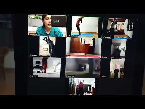 Morning 6 am online beginners batch doing suryanamaskara,New batch from Oct 4th (WhtsApp 8089580495)