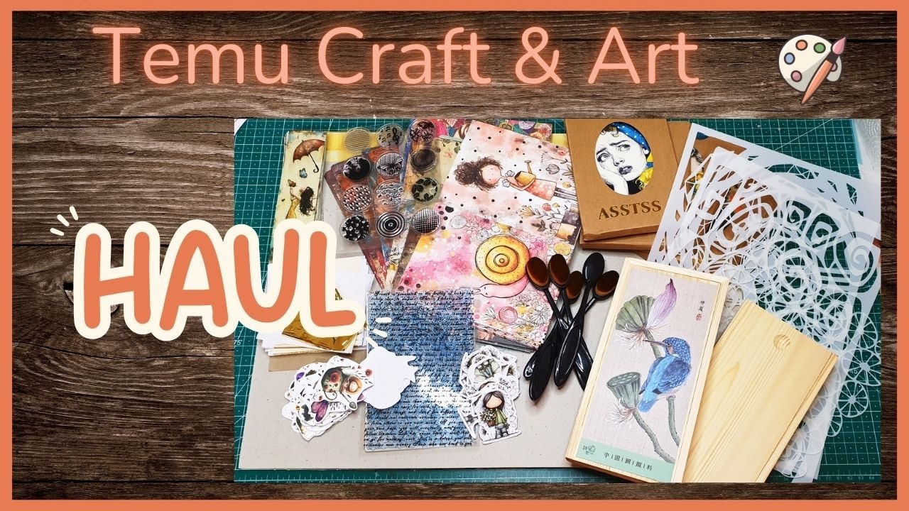 Temu Craft & Art Haul | Papers, Stamps, Stencils & More