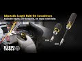Multi-Bit Adjustable Length Screwdrivers: 14-in-1 and 8-in-1 Stubby (32303/32305)