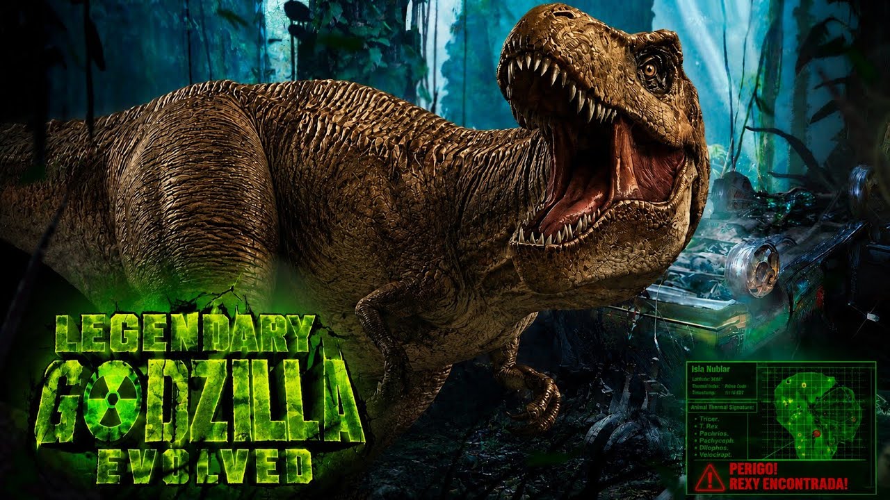 A lenda em ascensão | Rexy | Jurassic Park 1993 | Legendary Godzilla ...
