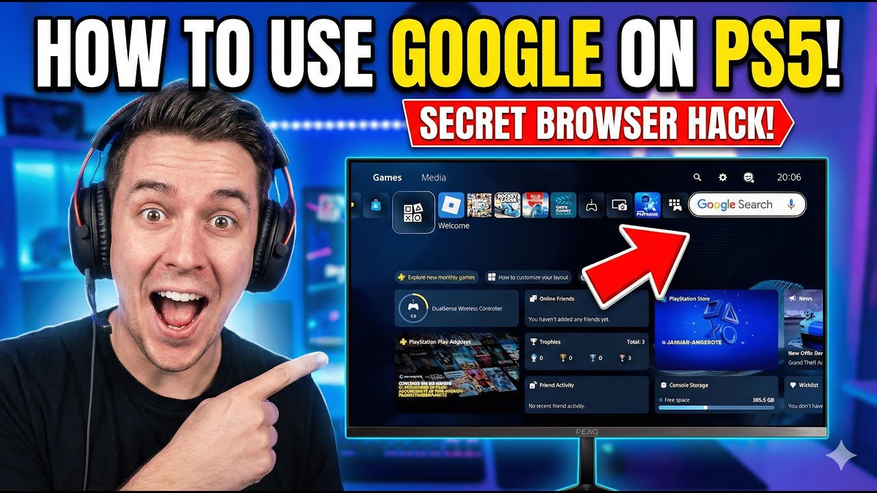 How to Get Web Browser on PS5 | Open Google on PS5 (2026 Working Method)