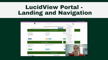 LucidView Portal - Landing and Navigation