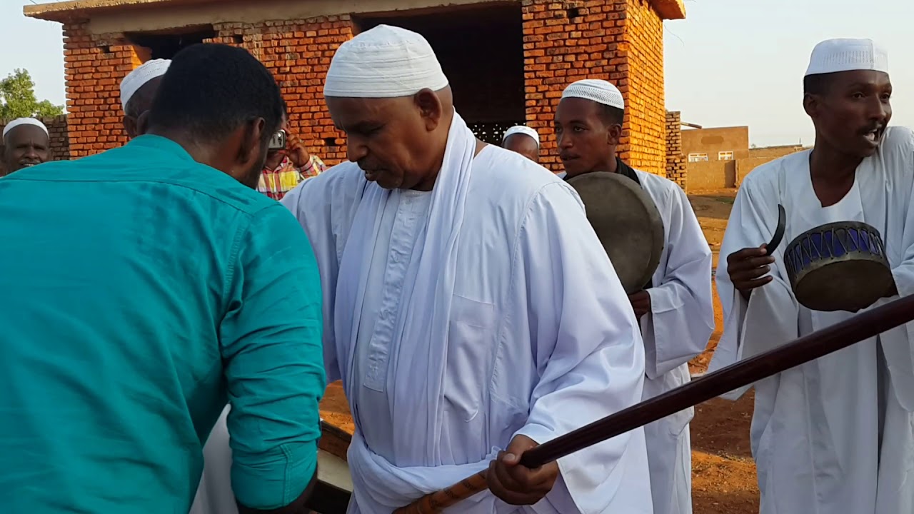 زيارة الشيخ طه الشيخ الطيب المرين الي قرية ود ابوشام