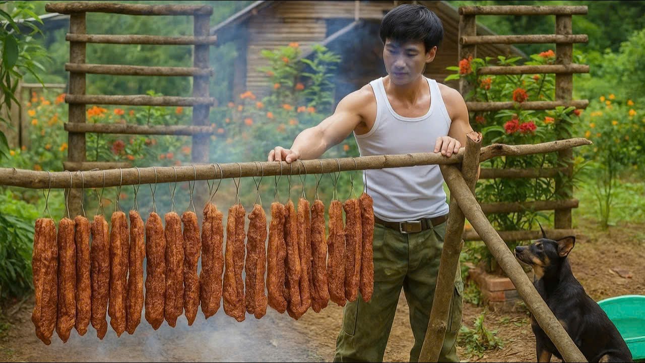 CEO Trieu Dan: processing and preserving smoked pork by hand using a special recipe