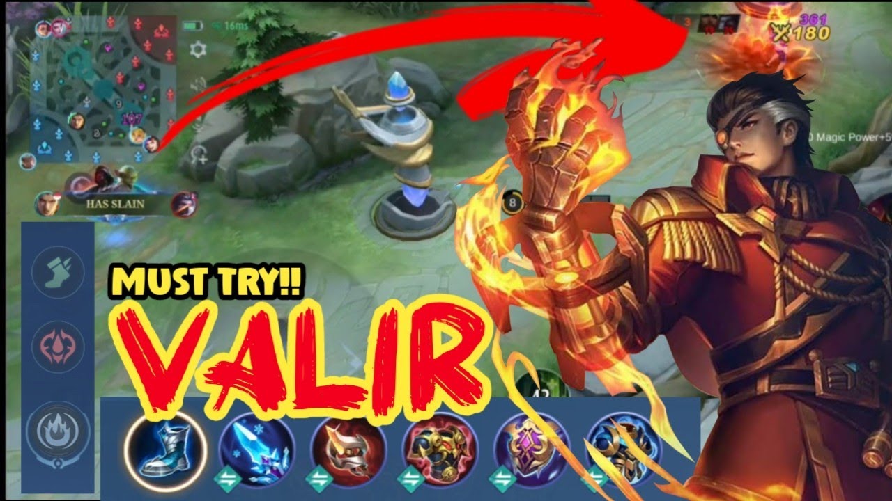 VALIR is too op with new emblem system | Build top 1 global Valir | Valir Gameplay 2023 | MLBB