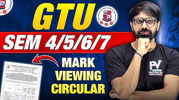 GTU SEM 4/5/6/7 ONLINE MARKS ENTRY ⛔ LATEST CIRCULAR 😱 DATES YAAD RAKH LENA ✅