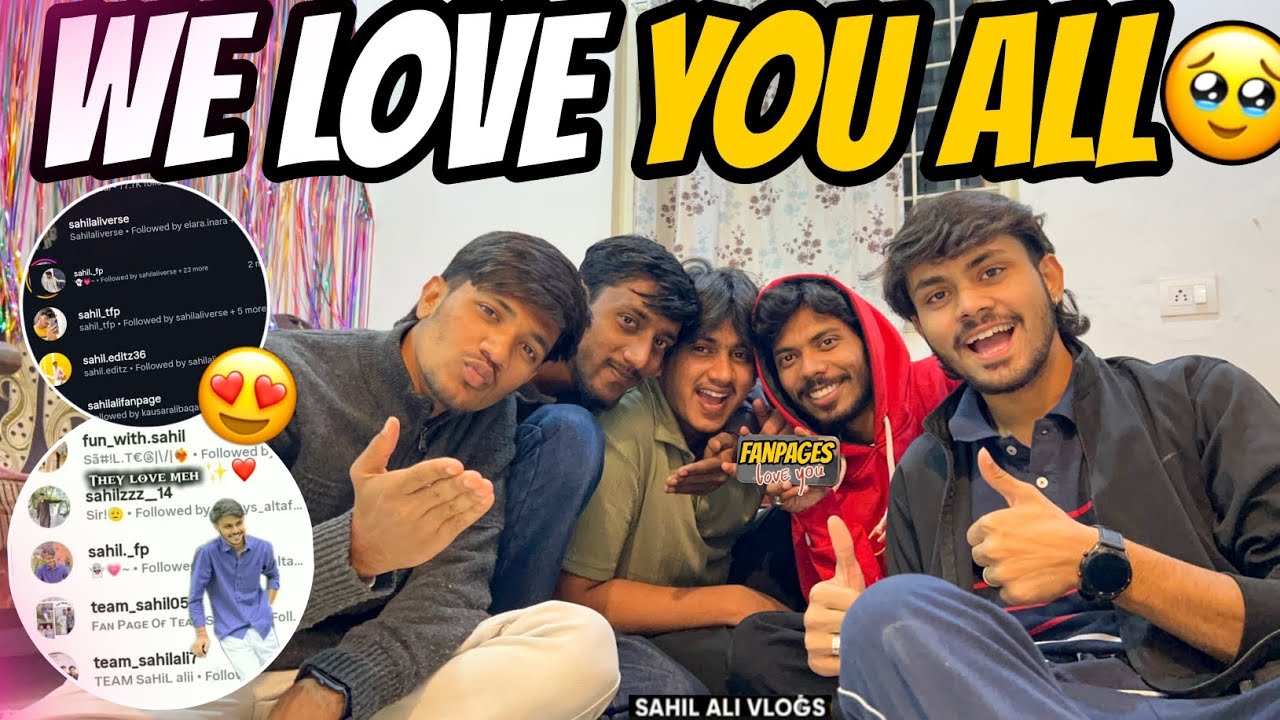 25 Plus Fanpages At The Age Of 21🥹| One Vlog For All Our Fanpages🙏❤️