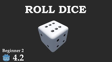 How to roll a dice - Learn Godot 4 3D - no talking