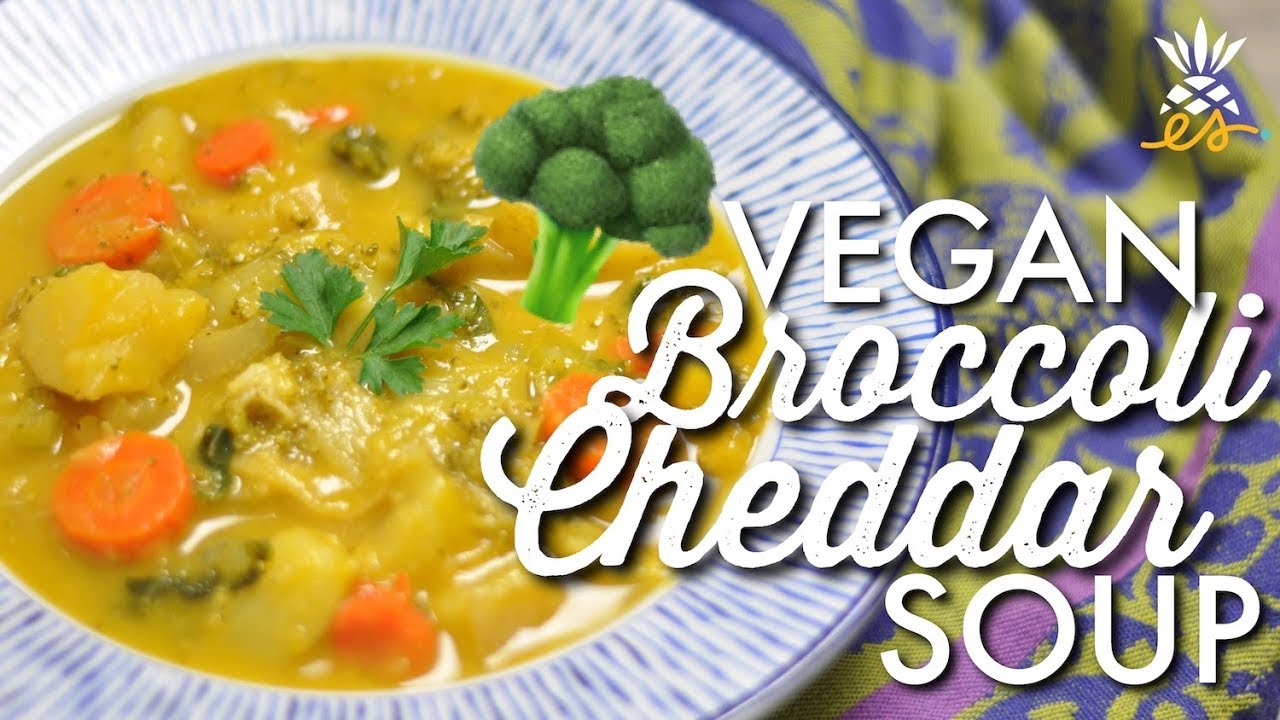 Instant Pot Vegan Broccoli Cheddar Soup | Low-fat, Plant-based – Easy ...