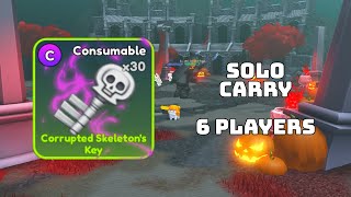 Corrupted Skeletons Key 141M Hp Solo Carry 6 Players Elemental Dungeons V13.0.0