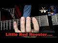 Gitarazebbach little red rooster blues maly  czerwony kogucik