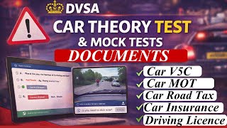 How to Pass 🥳 Car Theory Test in 2026? Chapter 12:Documents @ghalibsenglishschool