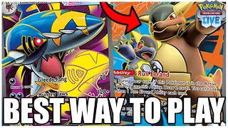 THIS is the best way to play MEGA SHARPEDO EX | Pokemon TCG Live Deck & Gameplay