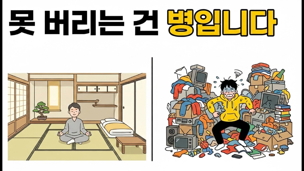가질수록 불행하다면? 일본 상위 1%가 몰래 실천하는 3가지 비움의 비밀
