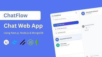 ChatFlow – Full Real-Time Chat App Using Next.js, TailwindCSS, ShadCN, Node.js & MongoDB
