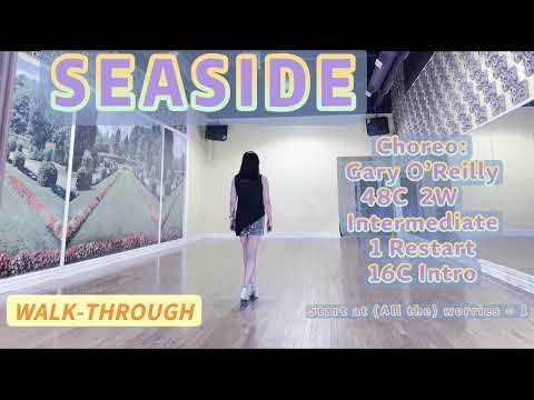 SEASIDE Line Dance (WALK-THROUGH) | Intermediate | Gary O'Reilly