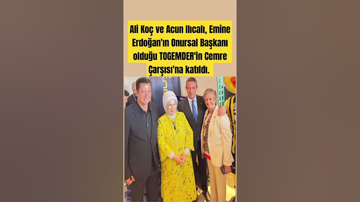 Acun Ilıcalı ve Ali Koç Emine Erdoğan'ın Onursal Başkanı olduğu TOGEMDER'in Cemre Çarşısı'na katıldı