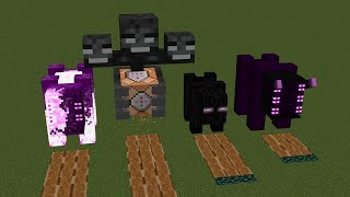 Which of the ALL Ravager Mobs and Wither Storm Boss will generate the most Desert Sculk?