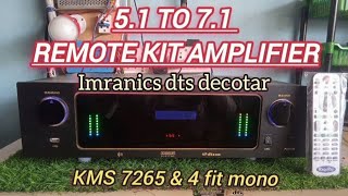 TDA7265 & 4 fit sub power 7.1 amplifier