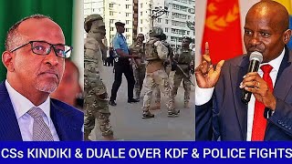 CS Kindiki & Duale Reacts On KDF Fights With Police Officers