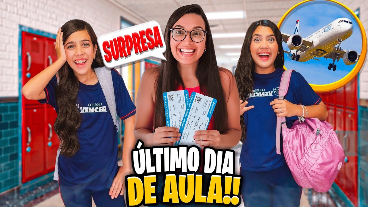 ÚLTIMO DIA DE AULA EM BRASÍLIA COM SURPRESA ! *Será que elas vão gostar ?
