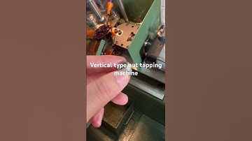 Cap nut tapping machine with servo motor