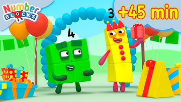 Back to School Songs! 🌞 | Learn to Count for Kids | 12345 | @Numberblocks