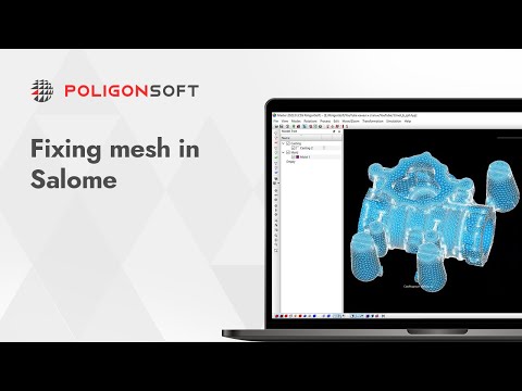 Fixing mesh in Salome