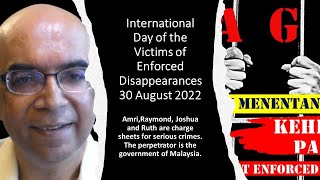 Amri, Raymond, Joshua and Ruth are Charge Sheets Against the Government of Malaysia