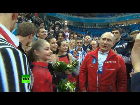 Владимир Путин поздравил российских фигуристов с золотой медалью