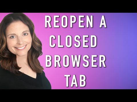 How to Reopen a Closed Browser Tab in Chrome, Safari, Edge and Firefox