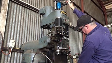 DIY CNC - $30 Bridgeport power drawbar