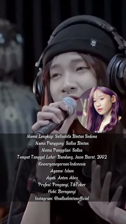 Profil Sallsa Bintan #salsabintan #viral  #shorts #short