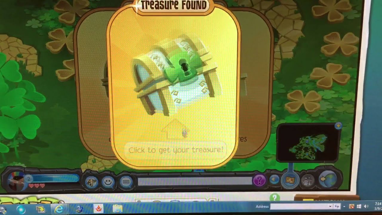 Lucky clovers animal jam black long spike