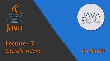 Literals in Java [in Hindi] | Types of Literals in Java