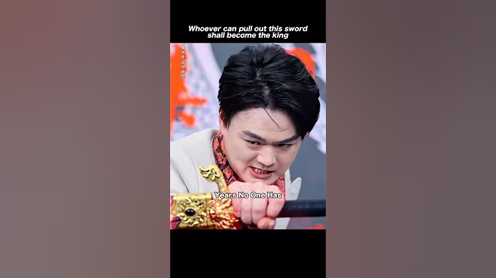 Whoever can pull out this sword shall become the king#drama