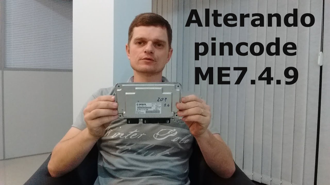 Alterando pincode da central ME7.4.9 Citroen Peugeot - YouTube