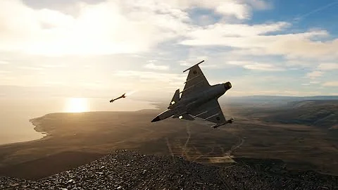 Jas-39 Gripen vs F-16 Viper | Dogfight