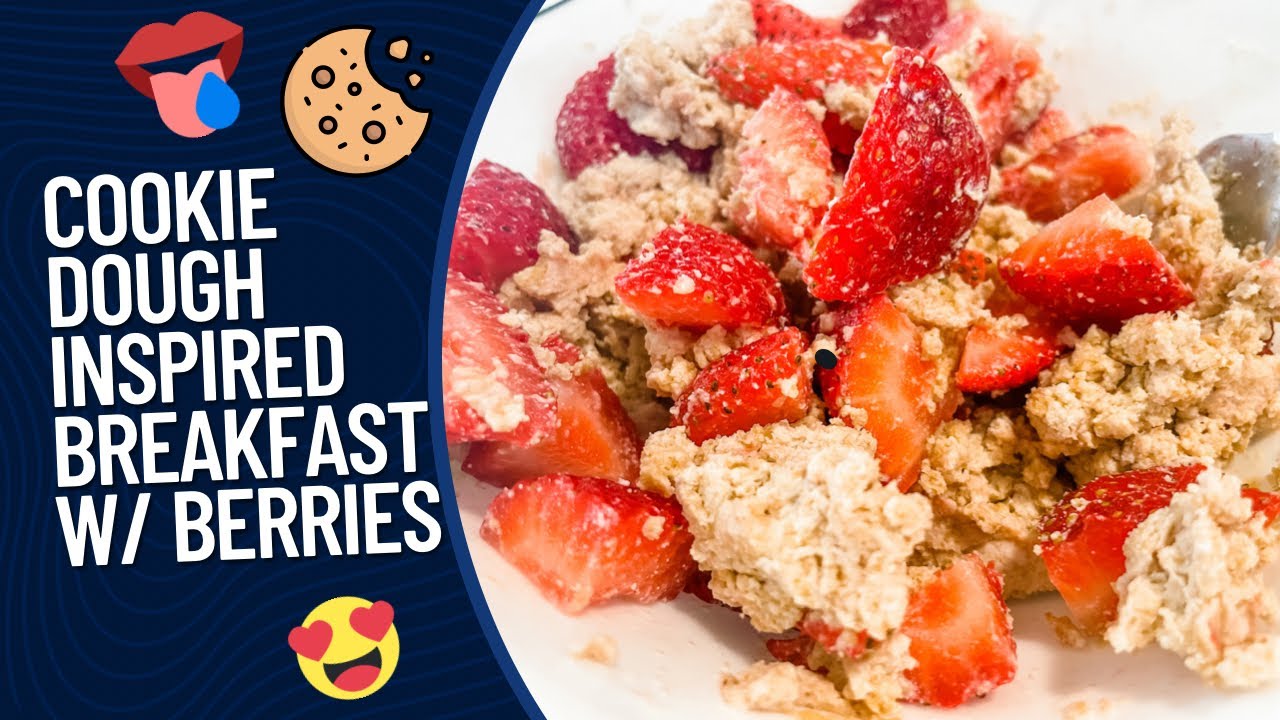 COOKIE DOUGH ON BRIGHT LINE EATING? Breakfast recipe! Unusual, satisfying and yummy food combination