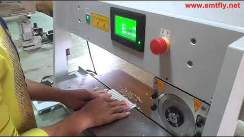 automatic blade moving  FR4 pcb depaneling cutter CWV 1A460new
