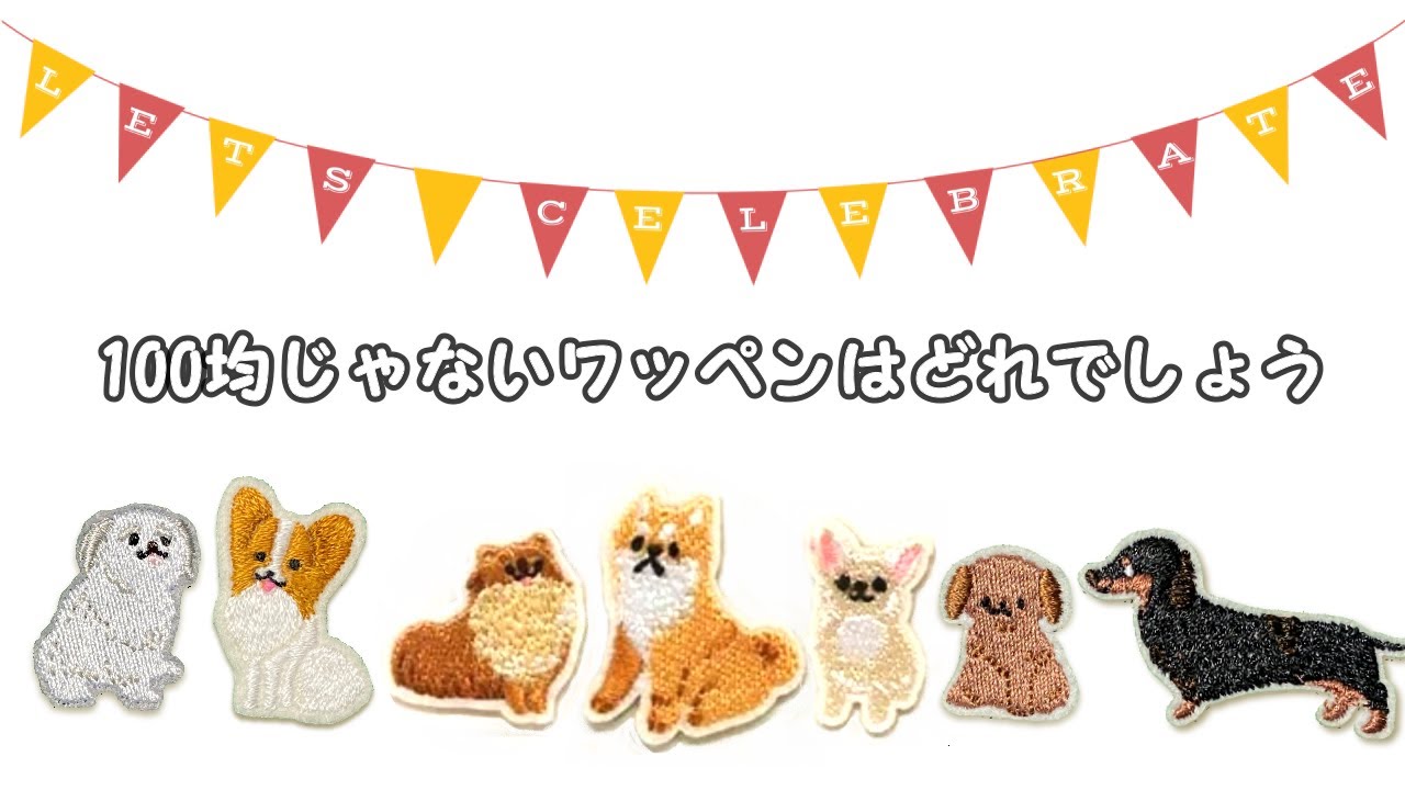 刺繍 100均のワッペン がカワイイので愛犬作って仲間に入れてもらう Youtube 刺繍 100均のワッペン がカワイイので愛犬作って仲間に入れてもらう Youtube