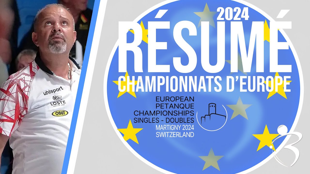 Miniature : Résumé « Beaux gestes pétanque » - Championnats d'Europe de pétanque 2024 à Martigny (Suisse)