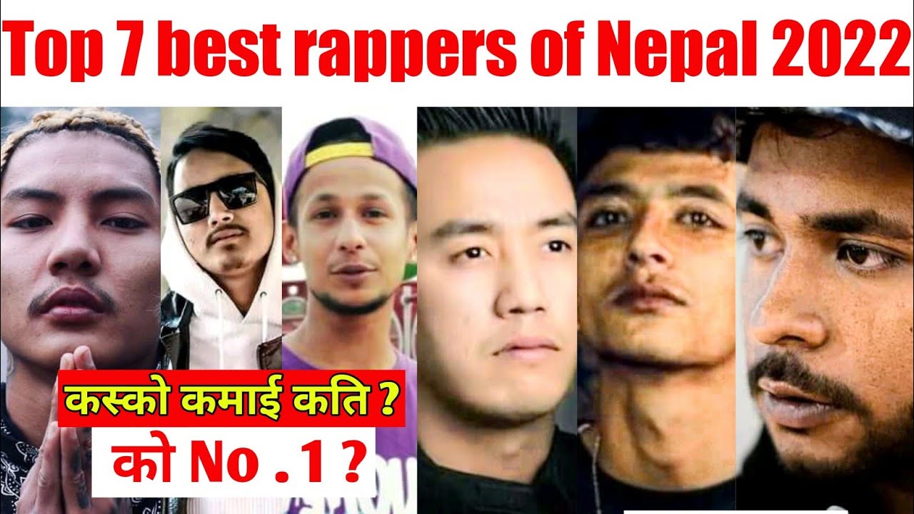 Nepal Rappers 🤫 Top 7 rappers of nepal 2022 | नेपालका टप ७ Rappers हरु | Gbob | Yama ...