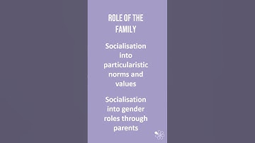 Primary Socialisation | 60 Second Sociology (Families and Households)