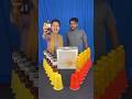 Amazing collect the coldring funny 🤣 family challenge #shorts #game